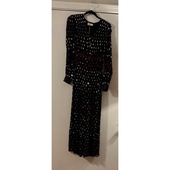 NWT $1720 Temperley London Wendy Sequin Jumpsuit Rainbow Size US 2 - Picture 4 of 8